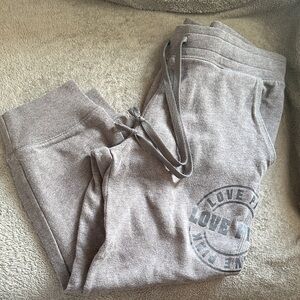 Grey Capri Sweatpants